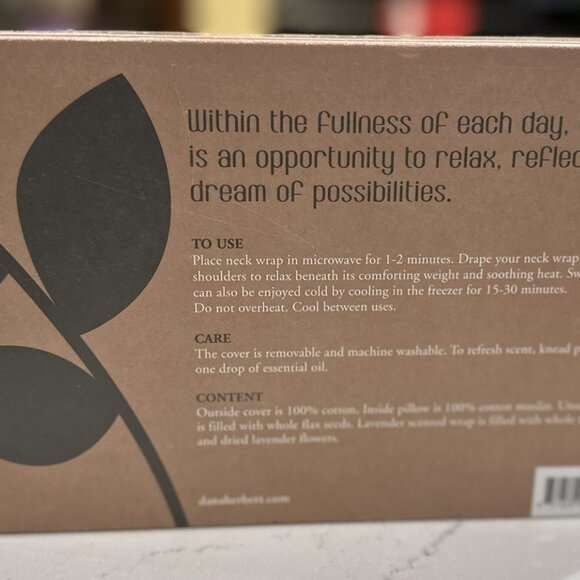 Sweet Dreams Neck Wrap, Handmade Unscented Neck Wrap - Picture 2 of 3